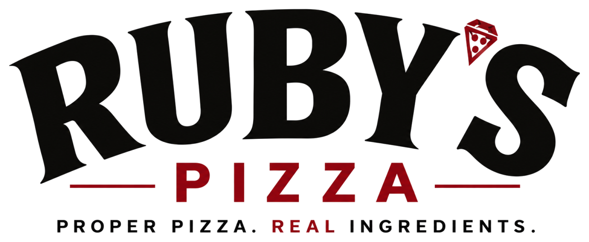 Ruby's Pizza. Proper pizza, real ingredients.